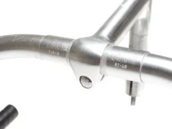 Cinelli Pista Handlebars/Stem Combo - Silver 9 Cinelli Pista Handlebars/Stem Combo - Silver -Brick Lane Bikes Shop 0042082 cinelli pista handlebarsstem combo silver