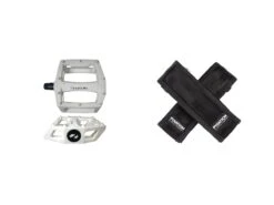 Fyxation Gates Pedal With Strap Kit - White/Black 17 Fyxation Gates Pedal With Strap Kit - White/Black -Brick Lane Bikes Shop 0042506 fyxation gates pedal with strap kit whiteblack