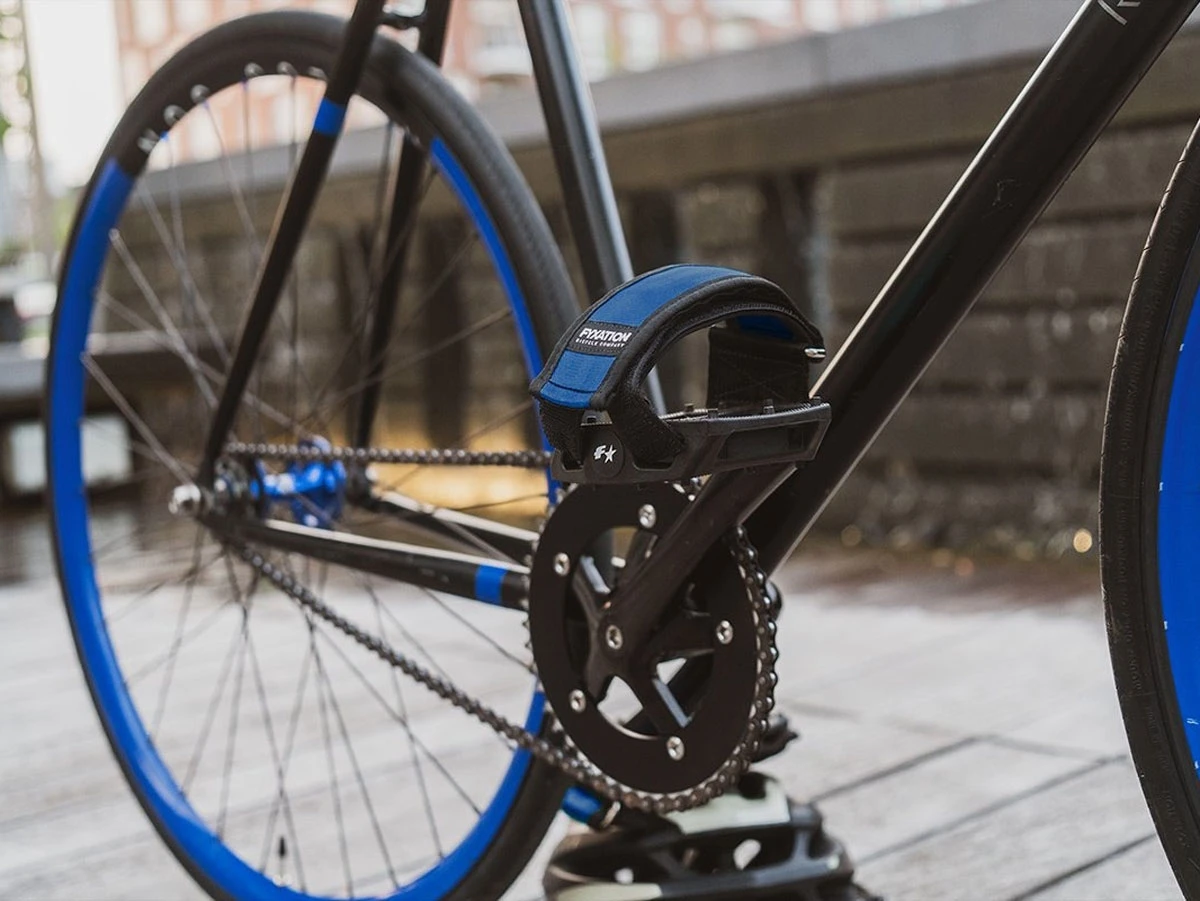 Fyxation Gates Pedal With Strap Kit - Blue/Black 5 Fyxation Gates Pedal With Strap Kit - Blue/Black - Image 3