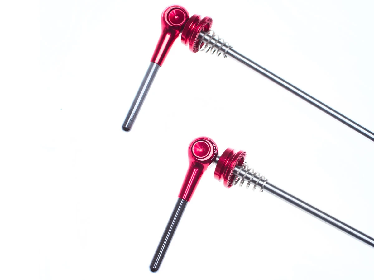 VIA Titanium QR Axle - Red 4 VIA Titanium QR Axle - Red - Image 2