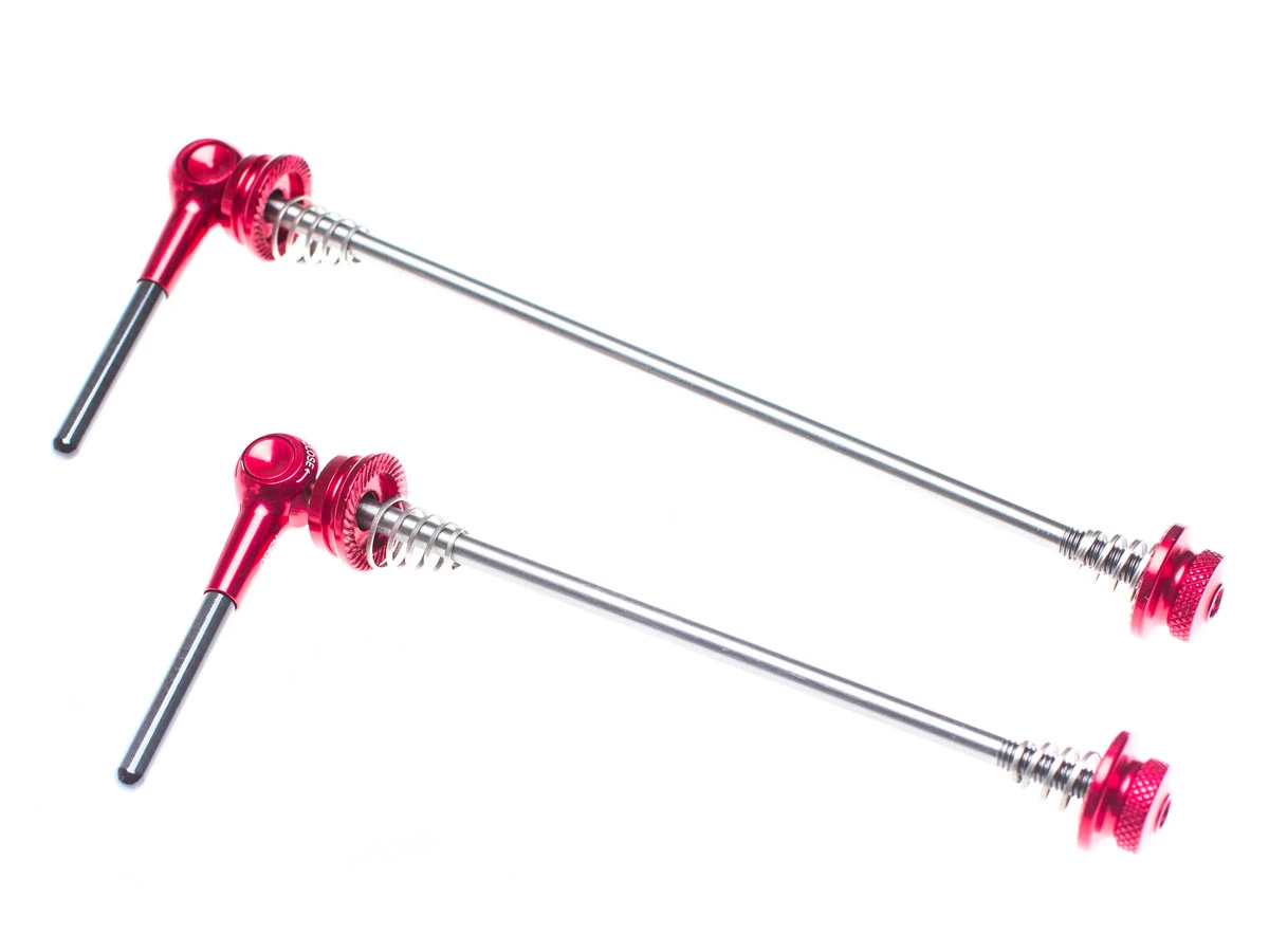 VIA Titanium QR Axle - Red 3 VIA Titanium QR Axle - Red