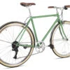 6KU Odyssey 8spd City Bike - Silverlake Green