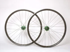 Custom Built Track Wheelset - H+Son/BLB Hub-Green 32H MSW -Brick Lane Bikes Shop 0046174 custom built track wheelset hsonblb hub green 32h msw