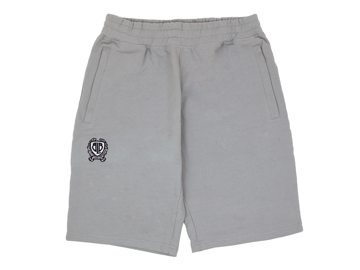 BLB Badge Sweat Shorts - Grey 8 BLB Badge Sweat Shorts - Grey - Image 6
