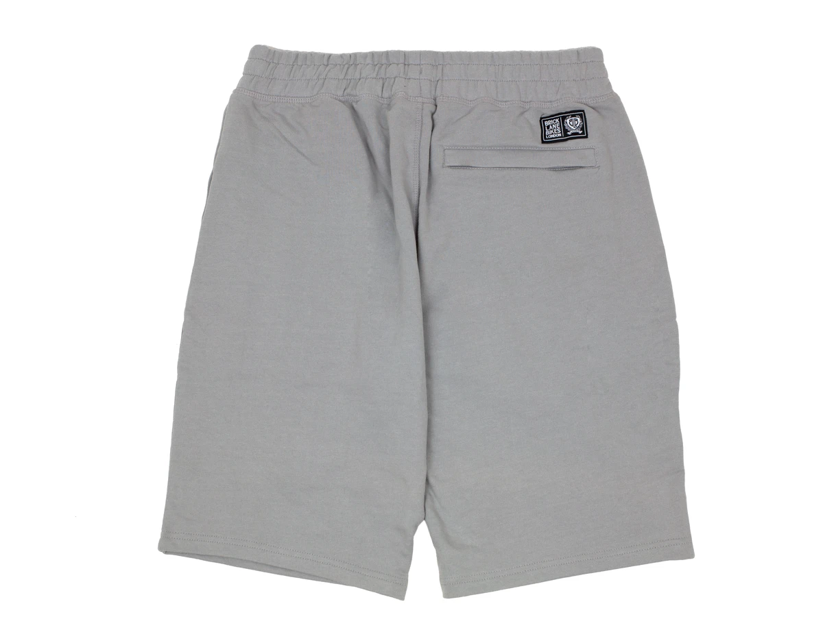 BLB Badge Sweat Shorts - Grey 4 BLB Badge Sweat Shorts - Grey - Image 2