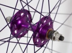 Velocity B43 / BLB Track Hub Purple - Rear Wheel