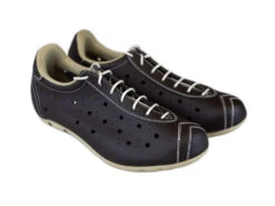 Vittoria 1976 Bianco Line Shoes - Chocolate -Brick Lane Bikes Shop 0047533 vittoria 1976 bianco line shoes chocolate